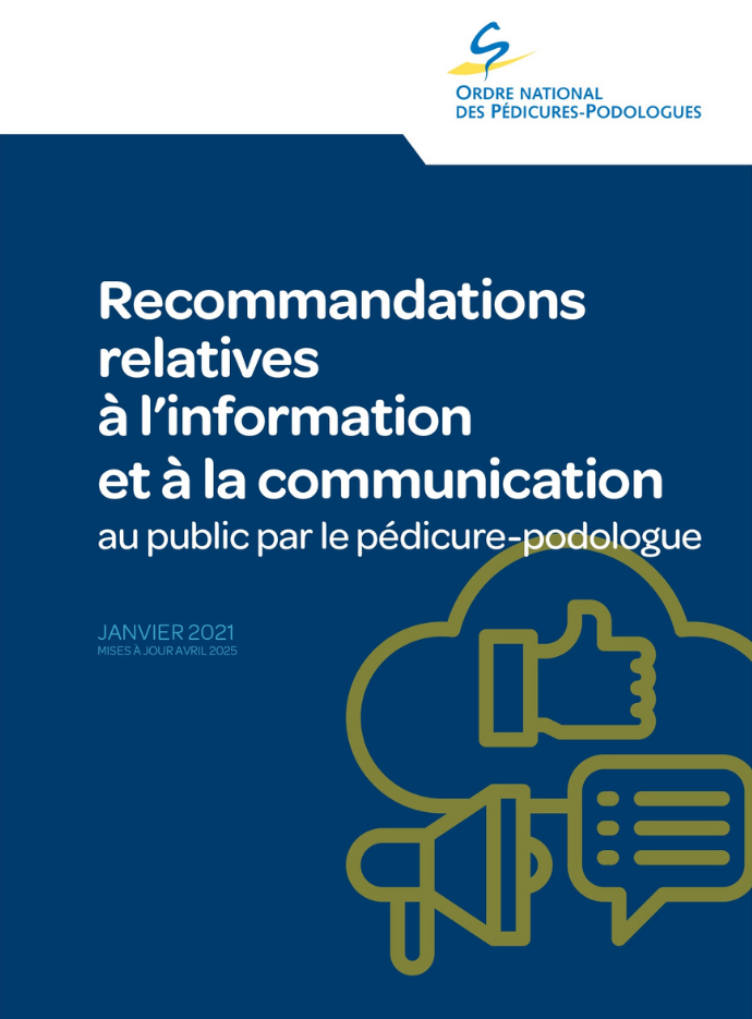 Information et communication des pédicures-podologues