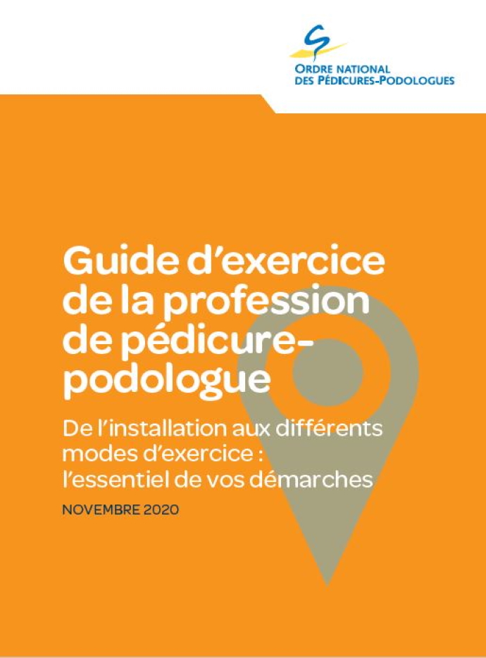 Guide d'exercice de la profession de pédicure-podologue