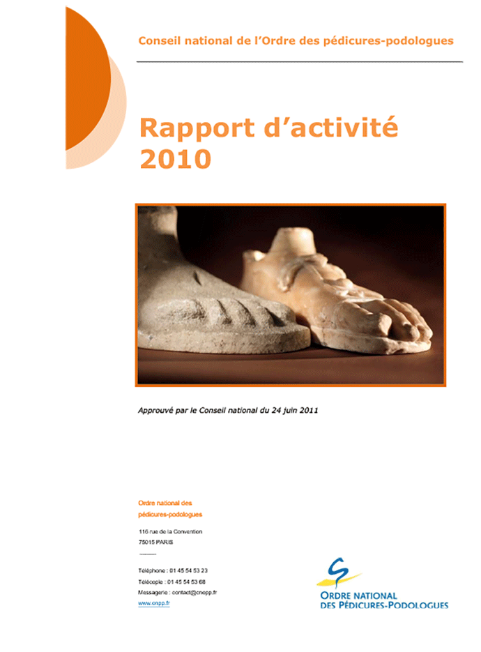 Rapport d'activité 2010 de l'ONPP