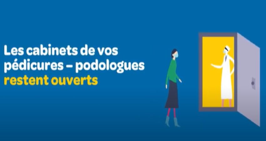 Les cabinets de pédicurie-podologie restent ouverts